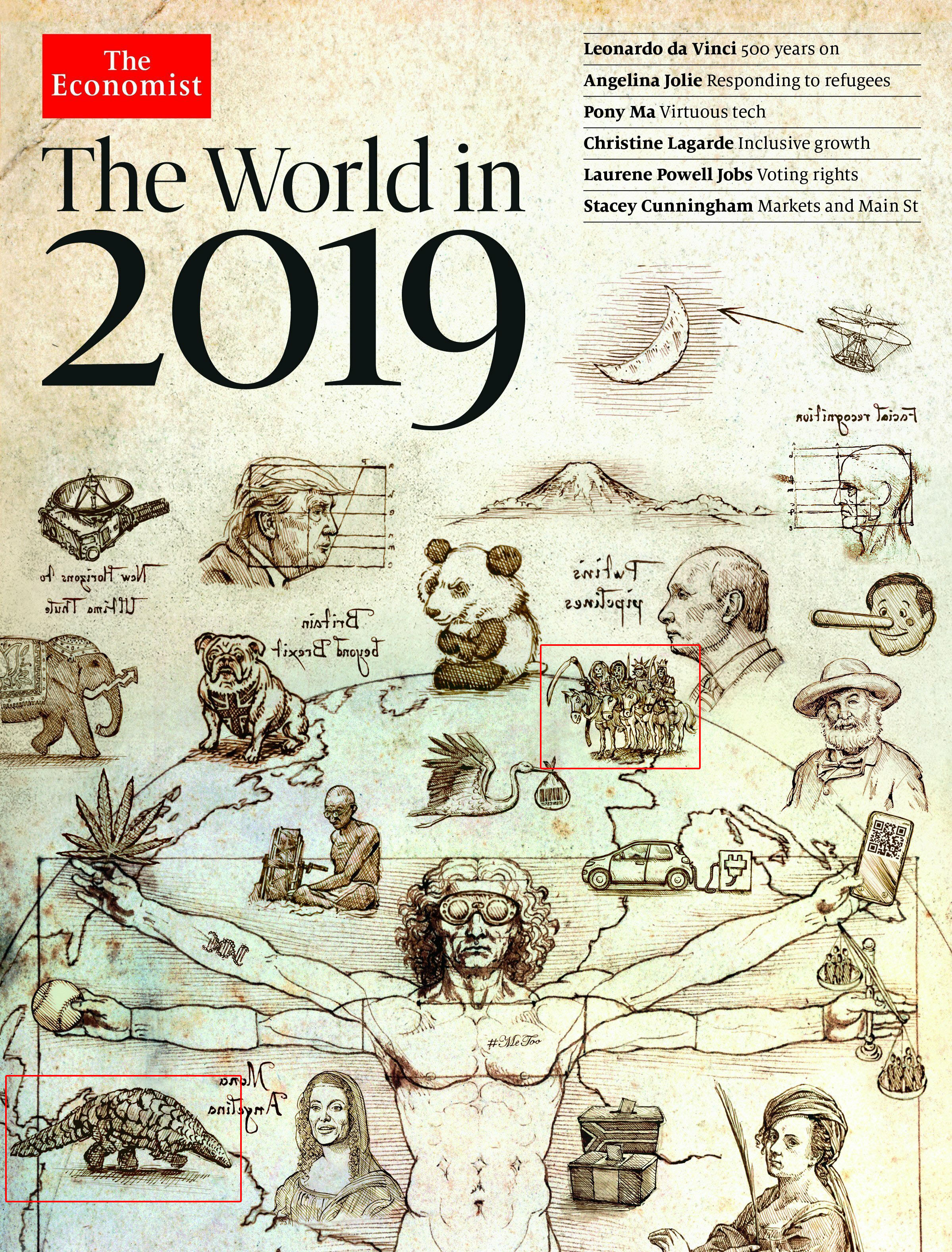 Обложка журнала The economist